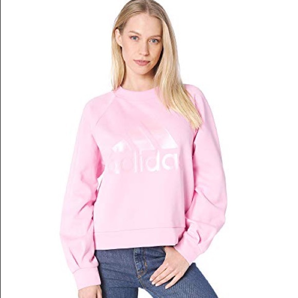 adidas Tops - New Adidas Crew Pink